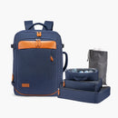 Mochila de Viagem 40L Expansível + 3 Necessaires Grátis