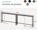 Mesa De Console Grleaf Com Altura Ajustável Com Tomadas