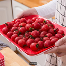 CONJUNTO 4 BandejaS Reutilizável para Armazenamento de Alimentos