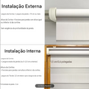 Persiana Dupla Rolô Kanger Sem Cordão
