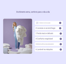 Edredom Marshmellow, tecido Oeko-TEX