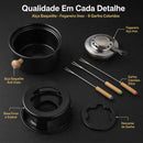 kit Panela Fondue Completo