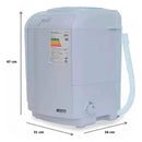 Lavadora Mini Praxis 1,2 Kg Inverter Petit Branca 220v