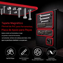 Kit Tapete Magnético de Couro Para Ferramentas