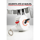 Varal Roupas Retrátil Recolhivel