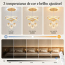 Lustre LED de Cristal Luxo 110V-220V Bivolt