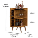 Aparador Adega De Canto Malbec