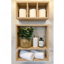 Kit 3 Peças Nicho Prateleira para Banheiro 40 X 10cm MDF /MDP JÁ VAI MONTADO!