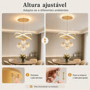 Lustre LED de Cristal Luxo 110V-220V Bivolt