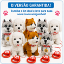 Kit Cachorro de Pelúcia Interativo