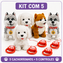 Kit Cachorro de Pelúcia Interativo