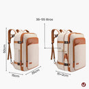 Mochila de Viagem 40L Expansível + 3 Necessaires Grátis