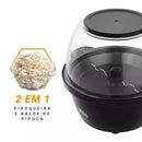 Pipoqueira Elétrica Philco 2 em 1 Antiaderente 65